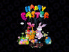 Happy Easter Day Png, Bunny Spring Gnome Png, Easter Egg Hunting Png, Happy Easter Day Png, Easter Day Png, Cute Easter Png Sublimation