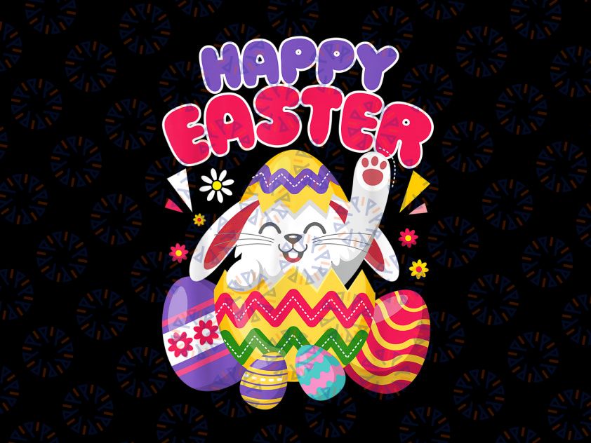Happy Easter Bunny Easter Eggs Png, Easter Gnomes Bunny PNG Easter PNG Sublimation Easter