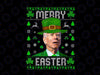 Merry Easter St Patricks Day Png, President Hat Clover Leprechaun Png, Merry Easter Funny PNG, Funny St Patricks Day Sublimation Design