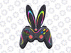 Gaming Controller With Bunny Ears Png, Funny Easter Video Game Png, Happy Easter Bunny Egg Video Game Png, Easter Gamer Png, Happy Easter PNG