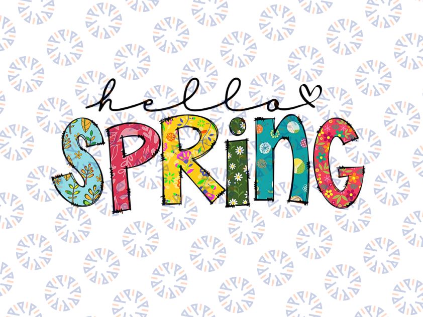 Hello Spring Png, Happy Spring Png, Happy Easter Png, Spring Door Sign Png