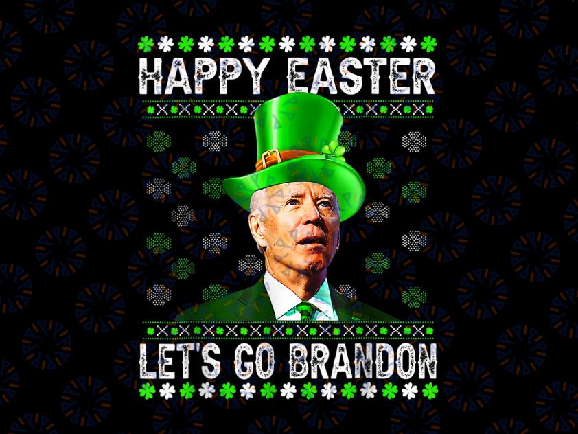 Happy Easter St Pactrick's Day Ugly Png, Funny Leprechaun President Happy Easter Png, President St Pattys Png, Funny Republican Gifts