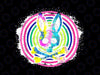 Bunny Psycho Rabbit Png, Bunny Easter Day Png, Bleached Rabbit Skull Png, Tie Dye Bunny Psychedelic Bunnies Psycho, Easter 2022 Png
