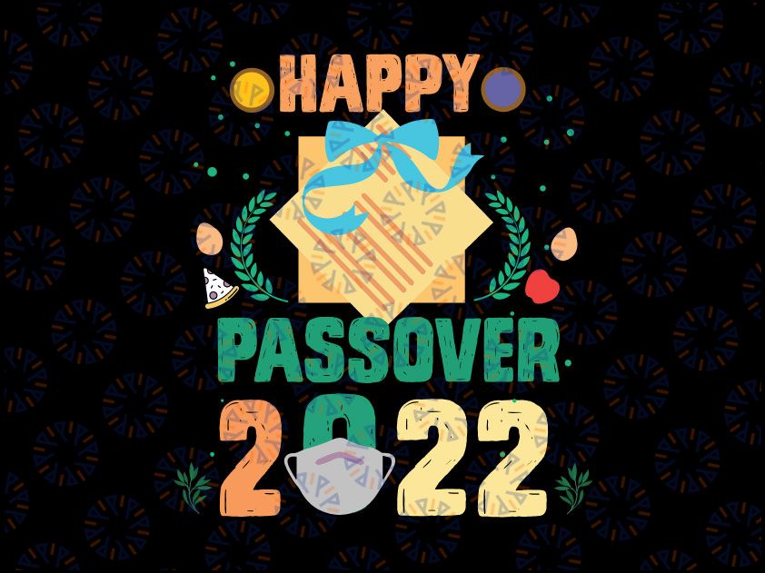 Funny Passover 2022 Quarantined ft Instant Download PNG Files Digital Art