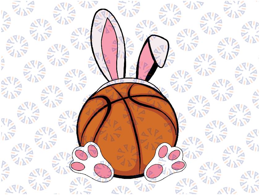 Easter Basketball for Men Women Svg, Basketball Bunny , Cute Basketball Svg, Easter Gift for Basketball Player, Digital Download