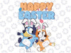 Happy Easter Funny Sublimation Blue Dog Design, Funny Easter Svg, Easter Bunny Png, Easter Day Sublimation, Easter Eggs Svg