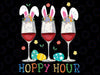 Three Wine Glasses Easter Drinking Bunny Ears Drink Up Png, Wine Glasses Bunny Png- Drinking Wine Lover Easter, Easter Day, Digital Download