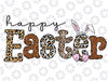 Happy Easter Bunny Rabbit Face Funny Easter Day Png, Happy Easter Leopard Png, Funny Cute Easter, Easter Day, Digital download