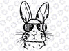 Hip Hop Bunny Face With Sunglasses Svg, Bunny Face With Sunglasses Hiphop, Hiphop Bunny Svg, Easter Day, Digital Download