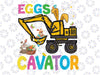 Eggs Cavator Happy Easter Excavator Hunting Egg Png, Egg funny Construction Bunny Png, Eggs-cavator Png, Easter Bunny, Digital Download