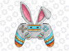 Happy Easter Day Bunny Egg Funny Png, Video Game Controller Bunny Png, Happy Easter Gamer Png, Digital Download