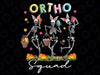 Ortho Squad Easter Day Bunny Skeletons Dancing Orthopedic Png, Easter Ortho Skeleton Png, Dancing Skeletons Png, Digital Download