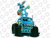 Dabbing Bunny Happy Easter Monster Truck Lovers Png, Easter Truck Png, Easter Bunny Dabbing Png, Digital Download