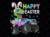 Happy Easter T-Rex Bunny Monster Truck Rabbit Ears Png, T-Rex Monster Png, Happy Easter Day, Digital Download