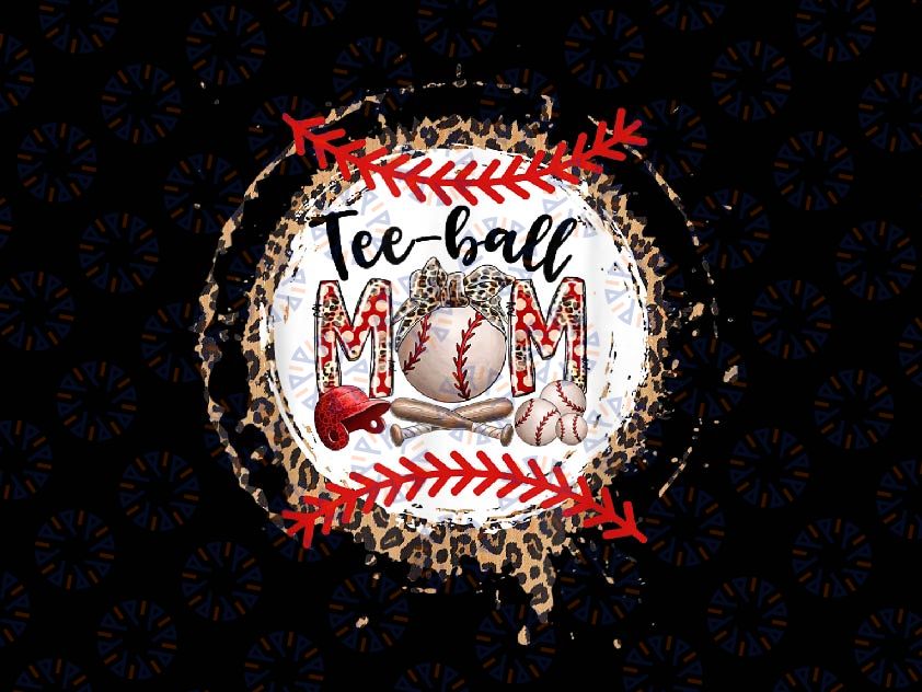 T-ball Baseball Mom Leopard Mother's Day Png, Baseball Mom Png, Baseball Easter,  Easter Day Png, Digital Download