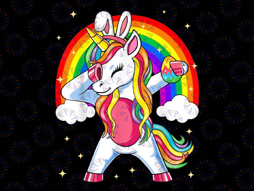 Easter Unicorn With Eggs Happy Easter Png, Rainbow Unicorn Easter Day Png ,Unicorn Easter Eggs Png, Easter Day, Digital Download