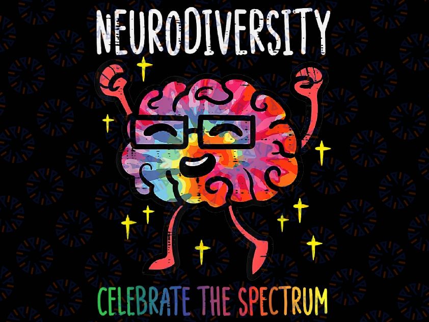 Neurodiversity Brain Autism Awareness ASD ADHD Png, Autism Awareness Png, Embrace Neurodiversity Png, Easter Day, Digital Download