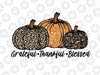 Thankful Png, Fall Png, Grateful Thankful Blessed PNG, Doodle Pumpkin, Leopard Pumpkin, Autumn Png Printing, Digital Download