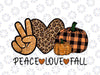 Peace Love Fall digital download, Pumpkin spice, Cheetah print, Leopard Print, Fall Png Designs, Autumn Png Printing, Digital Download