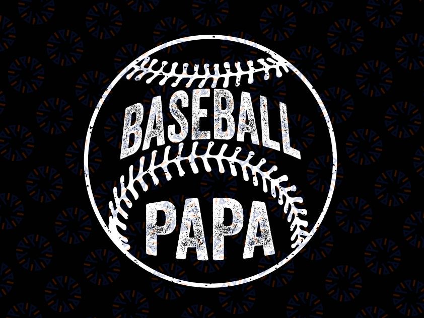 Baseball Papa SVG, Baseball SVG, Sports Papa svg, Cricut, Silhouette, Cut Files