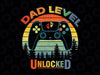 Dad Level Unlocked Est 2021 Svg, Game Lover Svg, Father's Day Svg, Funny New Dad Svg, First Time Dad, Father's Day Gift Idea