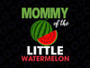 Mommy Of The Little Watermelon Svg, Family Svg, Watermelon Svg, Melon Mommy, Melon Baby