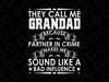 They Call Me Grandad Because Partner In Crime Svg, Father's Day Svg, Fathers Day Shirt Gift For Grandad, Funny dad svg, grandpa grandfather svg