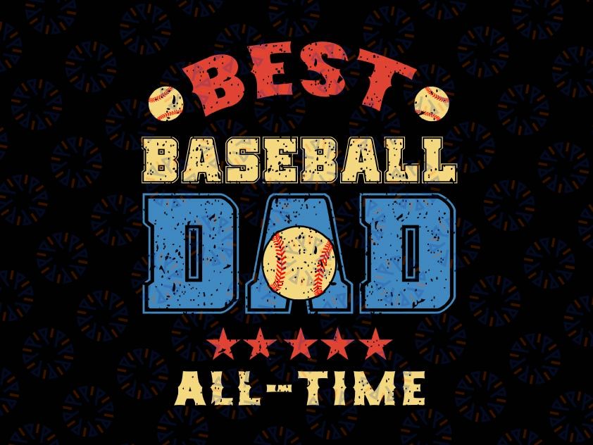 Baseball Dad Svg, Father's Day Gift Svg, Baseball SVG, Love baseball svg, Baseball Cut File for Cricut and Silhouette,