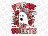 Funny Spooky Freak In The Sheets PNG Halloween Floral Ghost Halloween Sublimation Design, Spooky Halloween Png, Funny Halloween Png