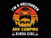 Halloween Girl – I'm A Halloween And Camping Kinda Girl Queen Of Halloween Messy Bun svg, Sublimation, Halloween SVG, Cute Ghost png