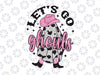 Let’s Go Ghouls Svg, Halloween Spooky Western Cowgirl Svg,  Funny Halloween Cut File