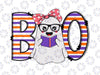 Boo Halloween Groovy Svg, Spooky Boo Crew Girls Svg, Cute Halloween Girl Ghost Png, Halloween Cut File