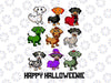 Dachshund Happy Halloweiner Png, Funny Halloween Dogs Lover Png, Daschund Dog Png Halloween Png