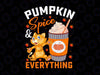 Pumpkin Spice Everything Png, Cat Lover Cute Autumn Fall Png, Fall vibes png, Fall png, Sublimation Design