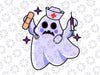 Nurse Ghost Svg, School Nurse Ghost svg Nurse cricut Nurse Silhouette Halloween svg Funny Nurse cut file svg eps png dxf jpg