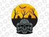 Halloween Skulls Heads Moon Skeleton Png, Skull Lovers, Skeleton, Halloween, Pumpkin, King Skull, Horror Png Sublimation