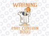 Warning May Contain Boos Svg, Cute Ghost Halloween Svg, Funny Fall and Halloween Svg Png