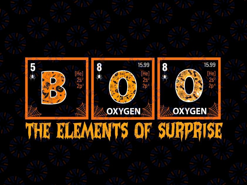 Halloween BOO Primary Elements of Surprise Science Svg, Science Teacher Gift,Halloween Svg,Halloween Boo Primary Elements Svg