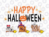 Happy Halloween, Dogs with Candy, Happy Halloween Dogs Svg, Cute Halloween Design ~ Cute Dogs Svg