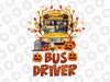 School Bus Driver Pumpkin Png, Season Skeleton Fall Halloween Png, Bus Driver Png, School Bus Driver, Pumpkin Png, Boo Png, Halloween Png