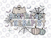 Spooky Respiratory Therapist Svg, Halloween Respiratory Therapy Svg, Therapist Crew Svg, Respiratory Therapist Gift, Halloween Party Shirt