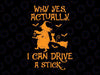 Why Yes Actually I Can Drive a Stick Svg, Halloween Witch & Cat Svg, Witch Halloween Svg, Funny Witch Quote Svg, Witch Black Cat Svg