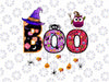 Boo Halloween Spiders, Ghosts, Pumkin & Witch Hat Png, Pumpkin Clipart,Boo Halloween Png Sublimation Designs Download