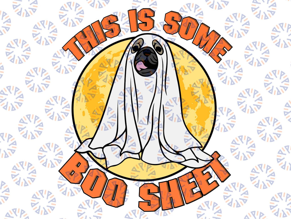 This is some Boo Sheet German Shepherd Png, Shepherd Halloween Printable PNG, Ghost Dog Digital Graphic Download