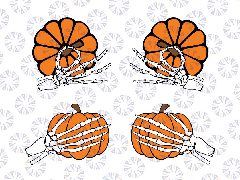 Skeleton Boob Hands SVG , Don't Touch My Pumpkins SVG, Halloween Skeleton Hands SVG Instant Download, Svg Files For Cricut, Silhouette