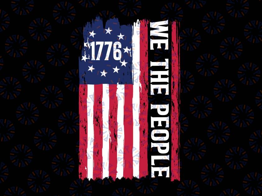 We The People Flag Svg, Vintage USA Flag Png, We The People Flag Svg, Vintage USA Flag Svg Png