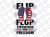 Flip Flop Fireworks And Freedom Svg, Fourth of July svg, America svg, Patriotic svg, Independence Day svg, Cricut Files, Silhouette
