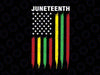 Juneteenth Flag Svg, Juneteenth American Flag Freedom Day SVG PNG Cricut,Celebrate Juneteenth svg