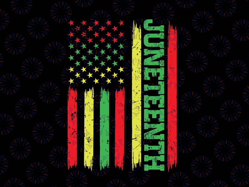 Juneteenth Flag Svg, Black History Day Svg, Juneteenth American Flag Svg, Black History Month Svg, June 19th Svg Files For Cricut