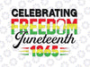 Celebrating Freedom Juneteenth 1865 Svg, Black History 2022 Svg, Independence Juneteenth PNG Svg Black History BLM African American, Digital Download